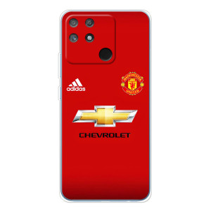 Силиконовые Чехлы принт Футбол на Realme NARZO 80 Lite 4G – Man United