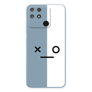 Силиконовые Чехлы (смешные стикеры) для Realme NARZO 80 Lite 4G – Серо-белый