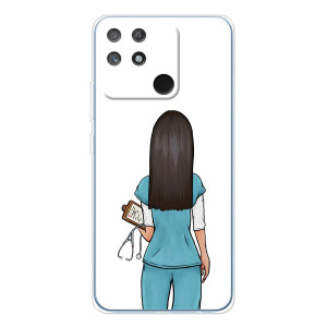 Силиконовый бампер (Работники) на Realme NARZO 80 Lite 4G – Доктор