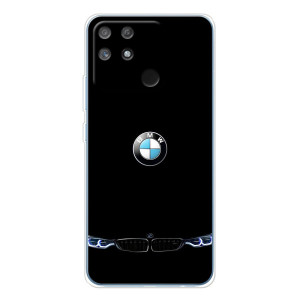 Силиконовый бампер с картинкой машины на Realme NARZO 80 Lite 4G – Черный BMW