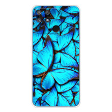 Силиконовый бампер с картинкой животных для Realme NARZO 80 Lite 4G – Крылья бабочек