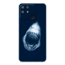 Силиконовый бампер с картинкой животных для Realme NARZO 80 Lite 4G – Пасть Акулы