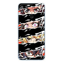 Силиконовые чехлы с глазами Anime для Нарзо 80 Лайт 4G – Глаза на чорном