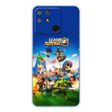 Силиконовый Чехол (атрибутика Клеш Роял) для Realme NARZO 80 Lite 4G – Клеш рояль