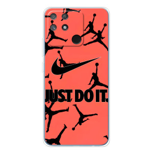 Силіконовый Чохол Nike Air Jordan на Нарзо 80 Лайт 4G – Just Do It
