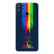 Чехол (TPU) с картинкой "Лого Пабг" на Нарзо 80 Лайт 4G (Арт Пабг)