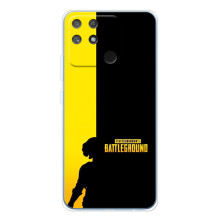 Чехол (TPU) с картинкой "Лого Пабг" на Нарзо 80 Лайт 4G (Battlegrounds)