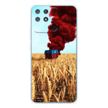 Чехол (TPU) с картинкой "Лого Пабг" на Нарзо 80 Лайт 4G (Дроп)