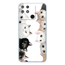 Силиконовый чехол с котиком для Realme NARZO 80 Lite 4G (Коты)