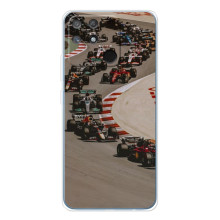 Чохол з принтом Формула 1 на Realme NARZO 80 Lite 4G – Боліди на трасі