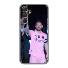 Чехлы Лео Месси в Майами на RealMe Narzo 80 Lite 5G (Золотой мяч Месси)