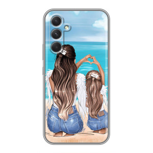 Чехол с печатью для RealMe Narzo 80 Lite 5G - (Мама с ребенком) (AlphaPrint)
