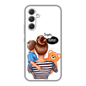Чехол с печатью для RealMe Narzo 80 Lite 5G - (Мама с ребенком) (AlphaPrint)