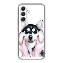 Чехлы с собаками для RealMe Narzo 80 Lite 5G (VPrint) (Довольный Хаски)