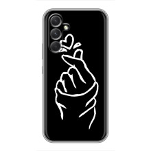 Чохол (Знак сердечка) для RealMe Narzo 80 Lite 5G (Сердечко на чорному)