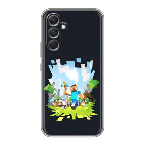 Чехол Майнкрафт на RealMe Narzo 80 Lite 5G (AlphaPrint) Minecraft