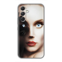 Бампер с изображением Котиков для <td>Реалми Нарзо 80 Лайт 5G </td> (Женщина кошка)