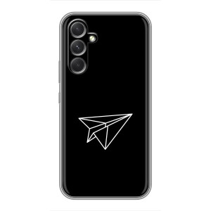 Чехол с картинками на черном фоне для RealMe Narzo 80 Lite 5G – Самолетик