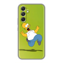 Чехол с Симпсонами для RealMe Narzo 80 Lite 5G (VPrint) – Гомер Симпсон