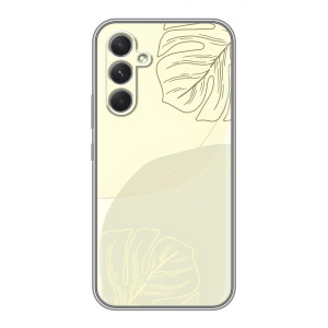 Чехол цветочный дизайн для RealMe Narzo 80 Lite 5G – Зелёный фон