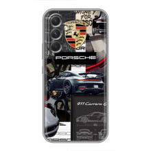 Чохол з авто Порше для RealMe Narzo 80 Lite 5G – Колаж Порше