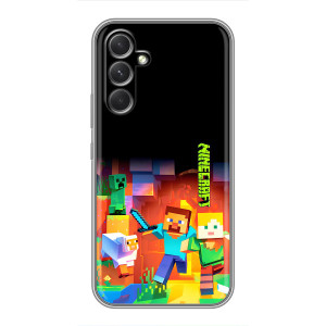 Чехлы для RealMe Narzo 80 Lite 5G (Персонажи Майн Крафт) (Герой Майнкрафт)
