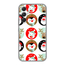 Силіконовий бампер на різдво для RealMe Narzo 80 Lite 5G (Різдвяний принт)
