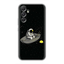 Силиконовый Чехол с принтом "Космонавты" на RealMe Narzo 80 Lite 5G – Космонавт на рыбалке