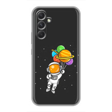 Силиконовый Чехол с принтом "Космонавты" на RealMe Narzo 80 Lite 5G – Космонавт с шариками