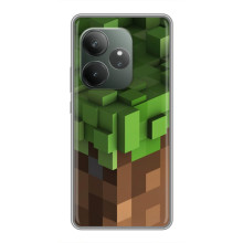 Чехол с картинками Майнкрафт для 

РеалМи Narzo 90 
 – Пиксельный Майнкрафт