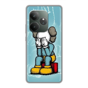 Чехлы для RealMe Neo7 - Bearbrick Louis Vuitton (PREMIUMPrint)