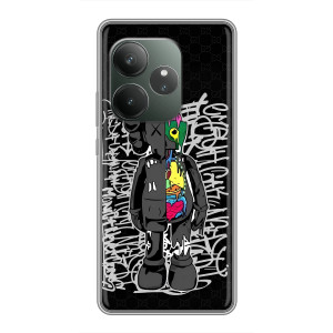 Чехлы для RealMe Neo7 - Bearbrick Louis Vuitton (PREMIUMPrint)