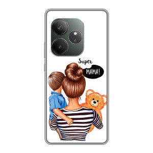 Чохол з друком для RealMe Neo7 - (Мама з дитинкою) (AlphaPrint)