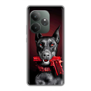 Чохол ДОБЕРМАН  для RealMe Neo7 (Доберман злий)