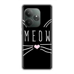 Бампер с изображением Котиков для РеалМе Нео7 (КОТИК MEOW)