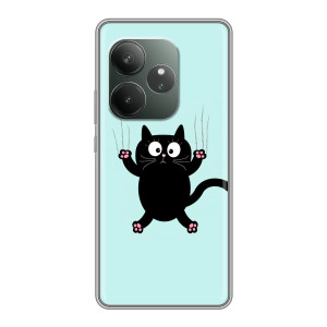 Чохол з принтом для RealMe Neo7 (AlphaPrint) Модні коти