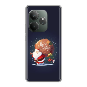 Чехол Санта Клаус для RealMe Neo7 (Подарки от Санты)