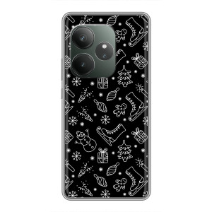 Новогодние, Праздничные Чехлы для RealMe Neo7 - 2024 год