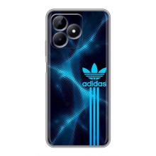 Чехлы Адидас для Realme Note 50 (AlphaPrint) (Синий Адидас)