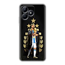 Чехлы для Realme Note 50 (Leo чемпион) (AlphaPrint) (Месси Король)
