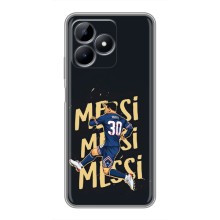 Чехлы для Realme Note 50 (Leo чемпион) (AlphaPrint) (Messi ПСЖ)