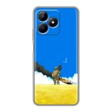 Чехлы на военную тематику для Realme Note 50 – Попадание