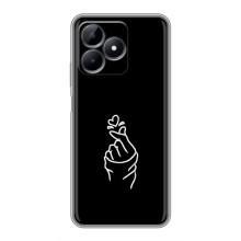 Чехлы (Знак сердечка) на Realme Note 50 – Знак Сердечка