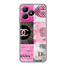 Чохол (Dior, Prada, YSL, Chanel) для Realme Note 50 (Модніца)