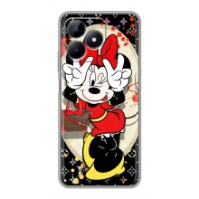 Чехол Disney Mouse Realme Note 50 (PREMIUMPrint) (Минни peace)