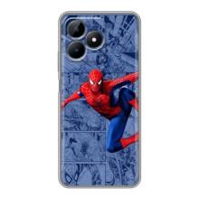 Силиконовый Чехол для Realme Note 50 – Человек Паук