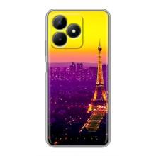 Чохол Ейфелева Вежа на Realme Note 50 – Яскрава башня