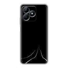 Чехол с картинками на черном фоне для Realme Note 50 – Дорога
