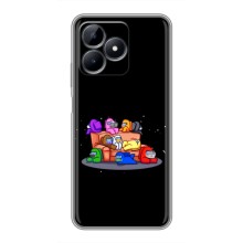 Чехол Амонг Ас для Realme Note 50 (AlphaPrint) (Амонг-ас)