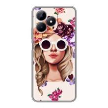 Чохол з картинкою Модні Дівчата Realme Note 50 – Дівчина в окулярах